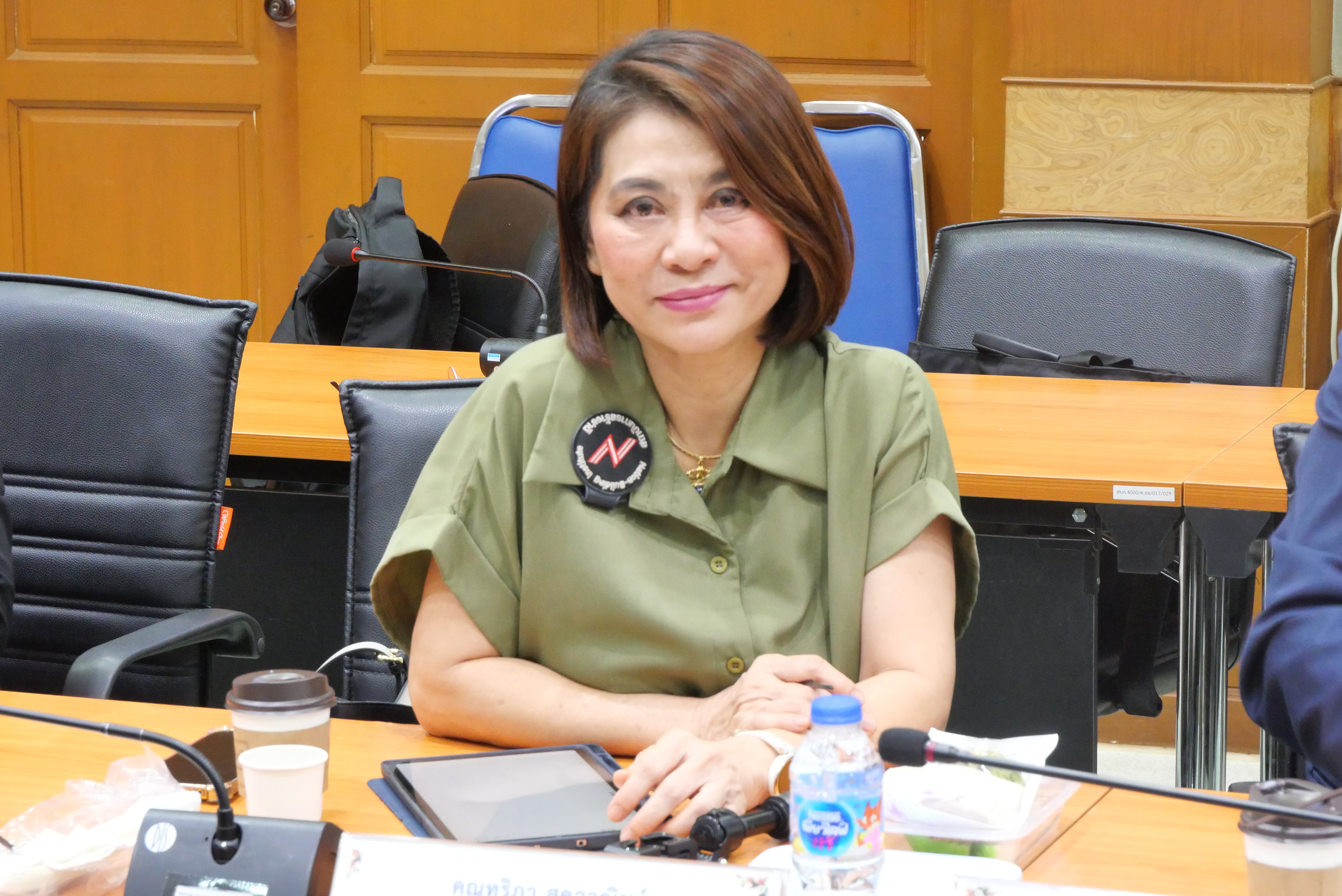 title - ส.ป.ก. ต้อนรับคณะสถาบันการสร้างชาติ (สกสช.) Nation-Buliding Institute (NBI) ในการเข้าเยี่ยมหน่วยงานองค์กร 